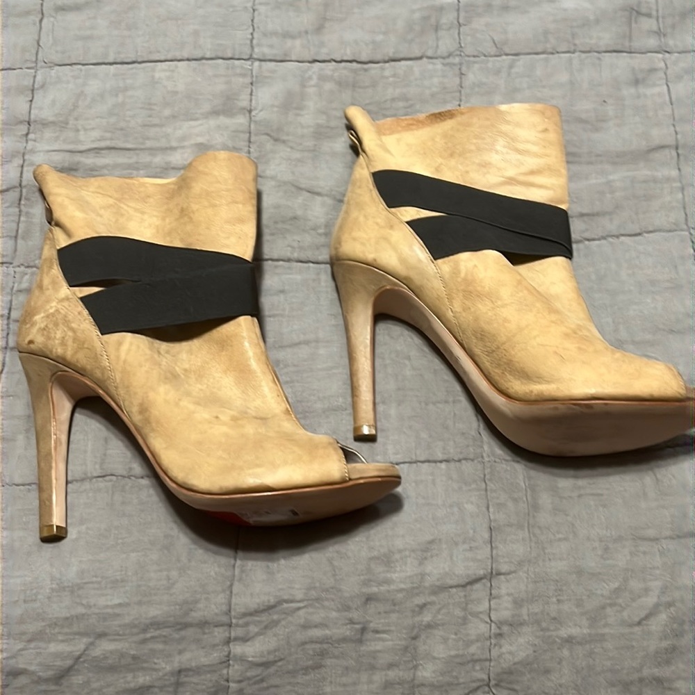 New lattude femme vero cuoio tan suede booties 391/2